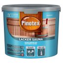 Лак Pinotex Lacker Sauna термостойкий на водной основе для бани и сауны полуматовый (2,7л)