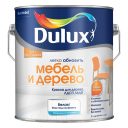 Краска Dulux Мебель и Дерево водно-дисперсионная для дерева, ЛДСП, МДФ матовая база BW (2л)