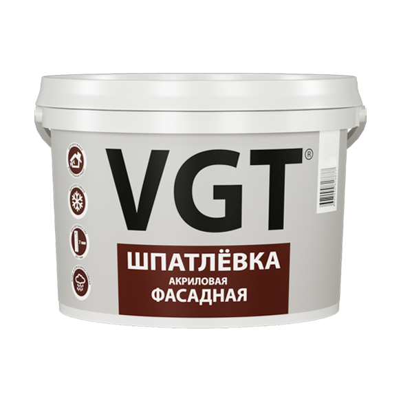 Шпатлёвка фасадная (водостойкая) 7,5кг