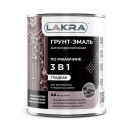 Грунт-эмаль 3 в 1 Лакра Черный 0,8кг Л-С