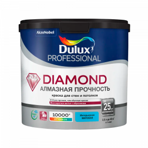 Краска Dulux Trade Diamond  Extra Matt водно-дисперсионная глубокоматовая база BW ( 2,5л)