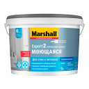 Краска Marshall Export-2 водно-дисперсионная для стен и потолков глубокоматовая база BW ( 9л)