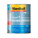 Краска Marshall Export-7 водно-дисперсионная для стен и потолков матовая база BW ( 0,9л)