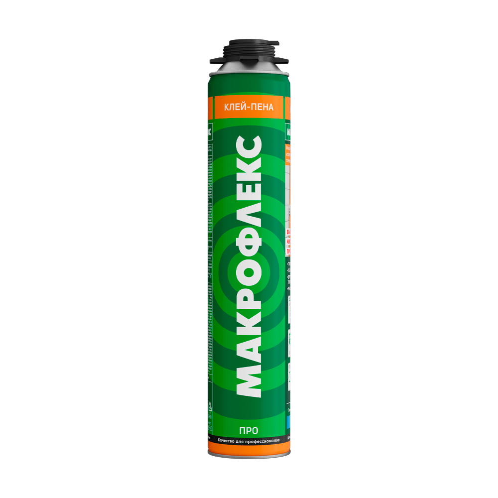 Клей-пена МАКРОФЛЕКС строительная проф.850мл