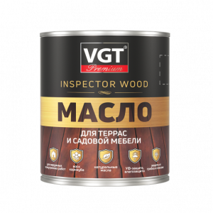 Масло для террас и садовой мебели VGT Белый ясень 0,75л